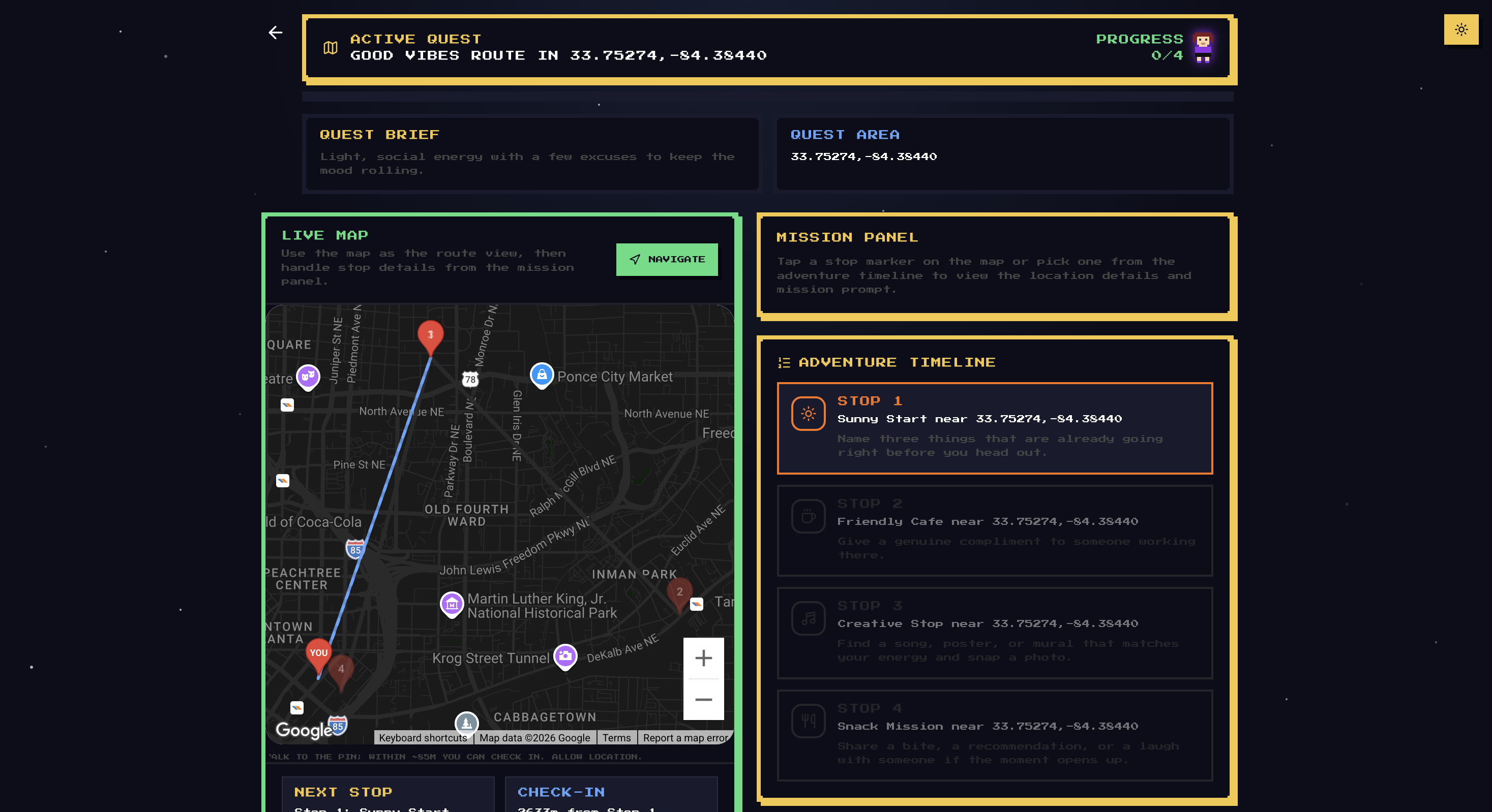 Quest - AI-Generated Real-World Adventure Platform